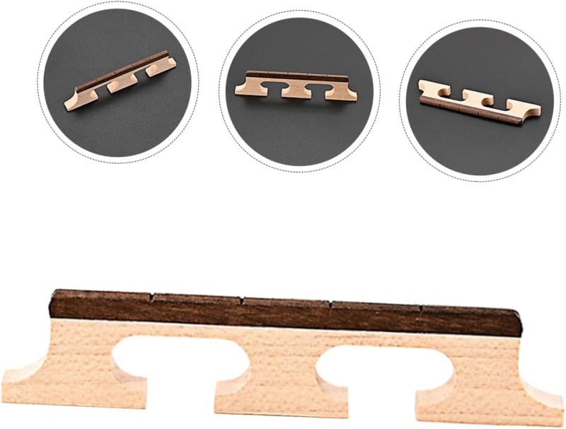 TOYANDONA Banjo Bridge Replacement Part for String Instruments Sound Easy to Install Maple Accessory for Banjo Players - Image 4