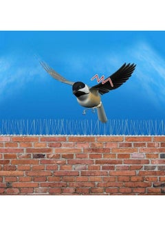HQ-GAMING 4 Pieces Bird Repellent Deterrent Spikes, Stainless Steel Anti Bird Deterrent Thorns, Bird Spikes Humane Pigeon Spikes, Bird Spikes, Used as a Bird Guard for Balcony Roofs and Windows, 50cm  - Image 5