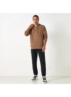 Kappa Kappa Embossed Sweatshirt with Long Sleeves and Pocket  - Image 2