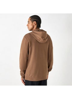 Kappa Kappa Embossed Sweatshirt with Long Sleeves and Pocket  - Image 3