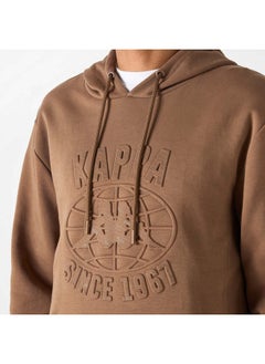 Kappa Kappa Embossed Sweatshirt with Long Sleeves and Pocket  - Image 4