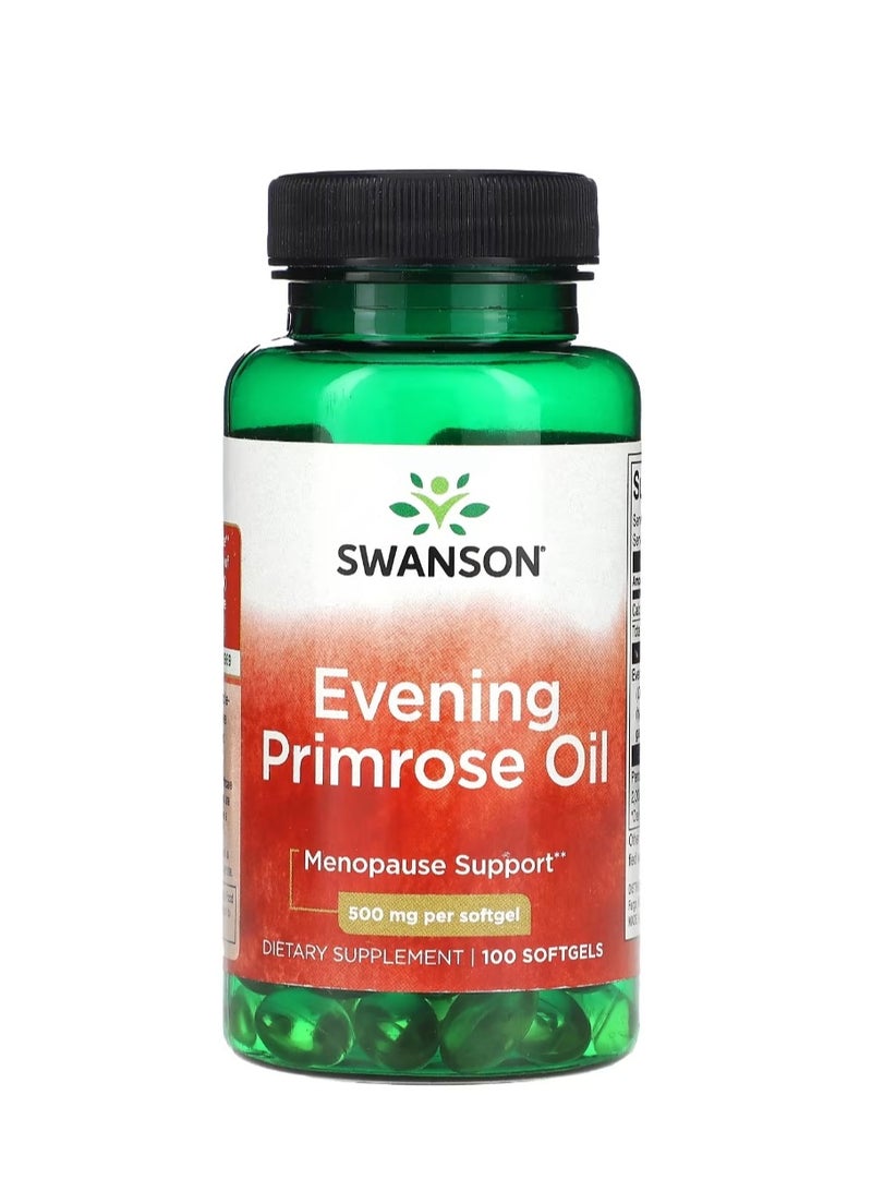 سوانسون زيت زهرة الربيع المسائية 500 مجم 100 كبسولة هلامية - Image 1