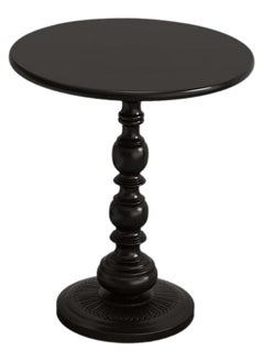 DubaiGallery Round Storage End Table, 2 Tier Utility Cart with Locked Caster Wheels, Storage Shelving Units Side Table for Kitchen,Living Room,Bedroom,Narrow Places  - Image 1