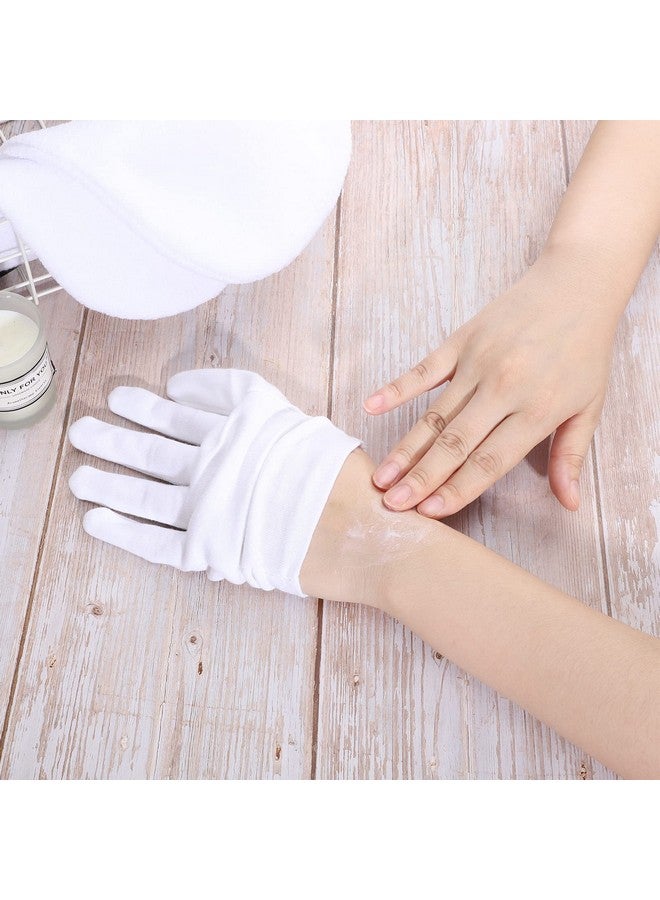 ENPOINT ENPOINT 5 Pairs Archival Photo Gloves, White Small Work Gloves For Handling Art Working Photography Men & Womens Cloth Gloves Liners Bulk for Handling Jewelry, Film, Photo, Coin Metal Inspection - Image 3