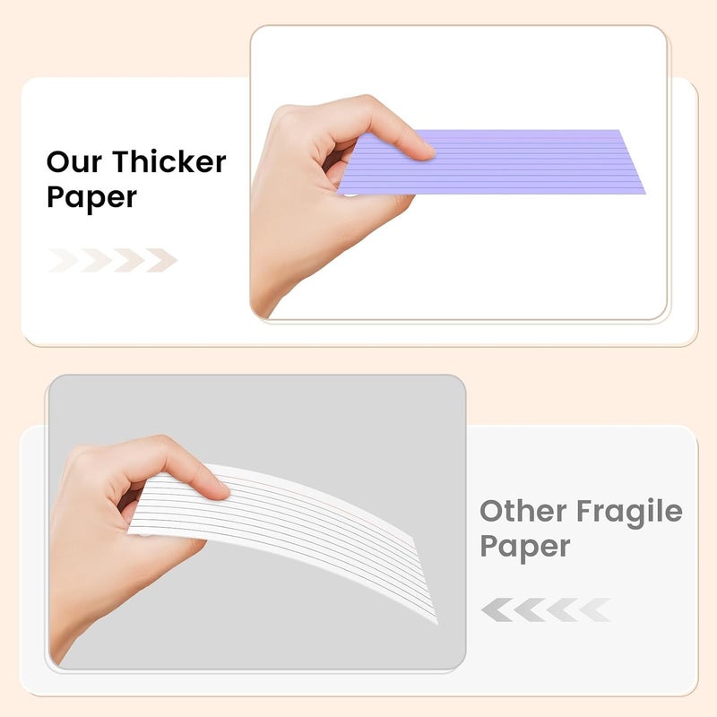 Ciphyfee Colored Index Cards 3x5 - Image 3
