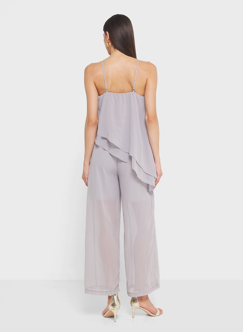 ELLA Asymmetric Top & Pant Set - Image 2