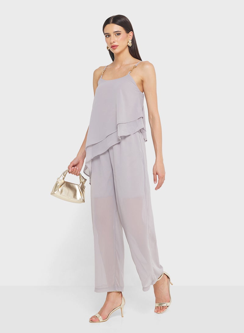 ELLA Asymmetric Top & Pant Set - Image 5