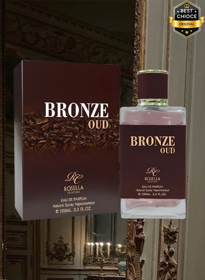 روزيلا عطر برونز عود للجنسين 100 مل - Image 1
