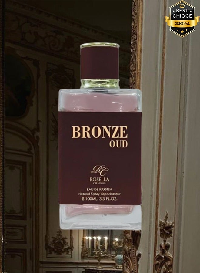روزيلا عطر برونز عود للجنسين 100 مل - Image 2