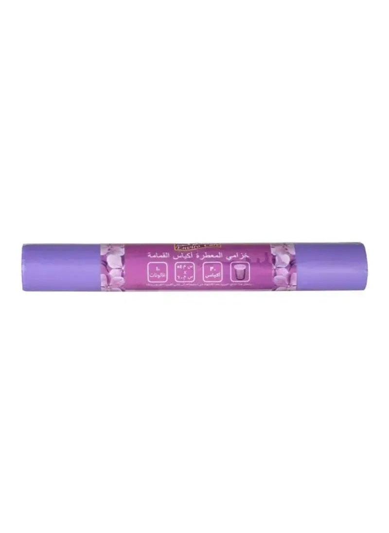 Maya's Garbage Bag, Lavender, 30 Pcs 