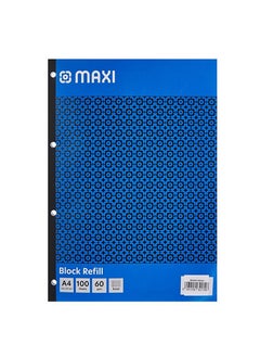 Maxi MAXI BLOCK REFILL A4 100 SHEETS, BR100A4  - Image 1