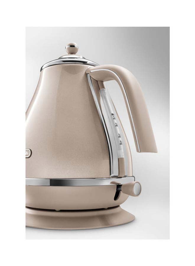 ديلونجي غلاية كهربائية أيكونا ميتاليكس 1.7 L 3000 W KBOT3001.BG بيج - Image 5