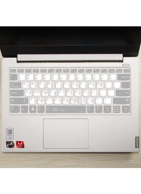 Suitable For Lenovo Thinkbook14 Keyboard Film Xiaoxin Pro14 Notebook Protection Air15 Computer 13 Wei 6p-Interface Form:Liquid Silicone [industrial Gray Color Matching Function Shortcut Keys] - Xiaoxin Pro16/YOGA 16s [2021-2024 Model]