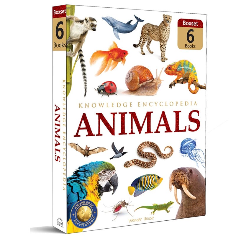 Animals - Collection of 6 Books : Knowledge Encyclopedia For Children (Box Set) - Image 1