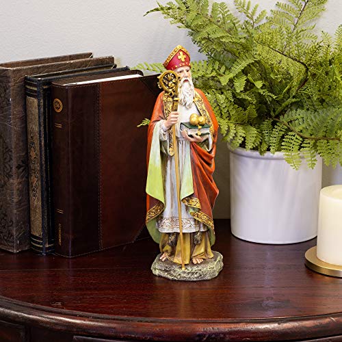 Roman Joseph's Studio by Roman, Renaissance Collection, 10.5" H ST Nicholas Figure, Home Décor, Devout Gift, Prayerful Inspiration (3x4x10) - Image 2