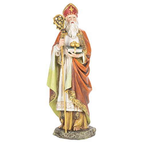 Roman Joseph's Studio by Roman, Renaissance Collection, 10.5" H ST Nicholas Figure, Home Décor, Devout Gift, Prayerful Inspiration (3x4x10) - Image 1