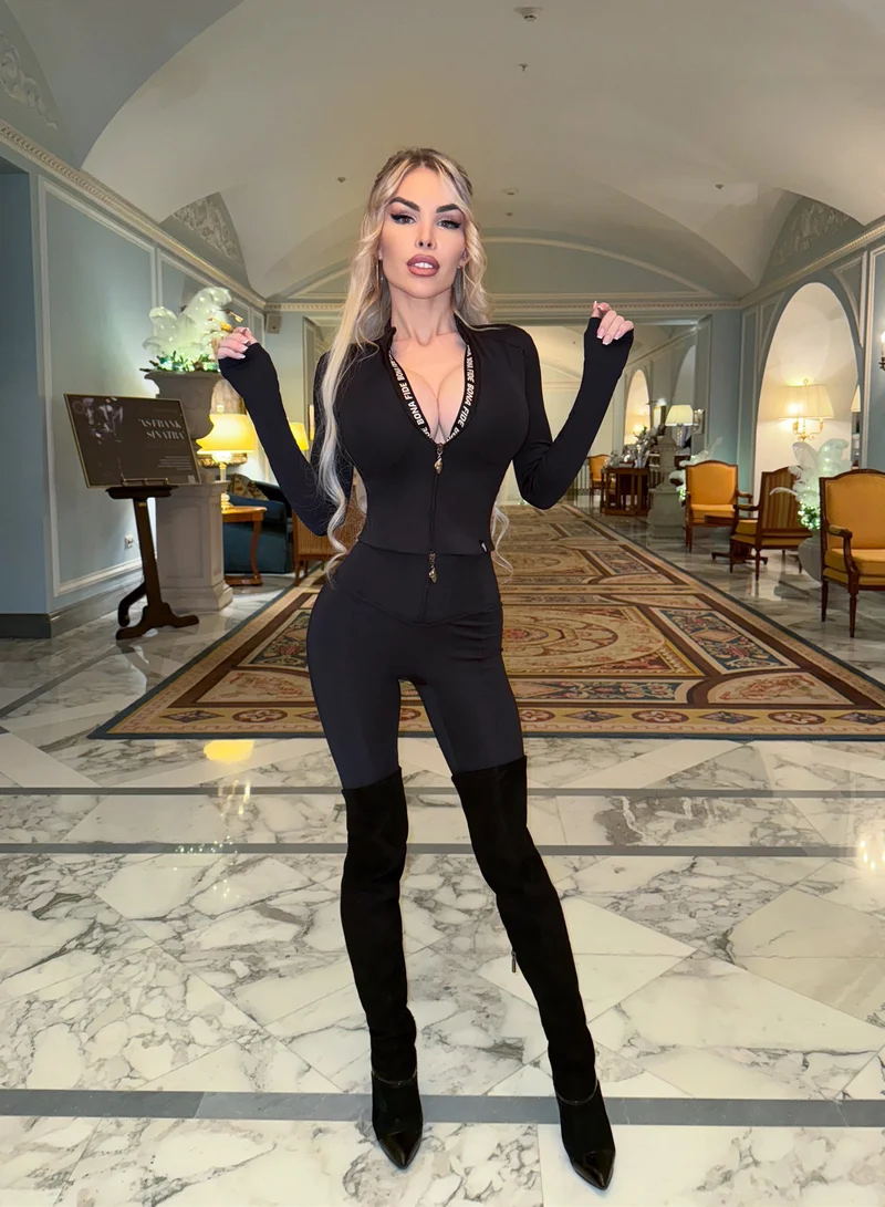 بونا فيدي ليجنز نسائي عالي الخصر بجودة فاخرة وتصميم فريد وتحكم بالبطن