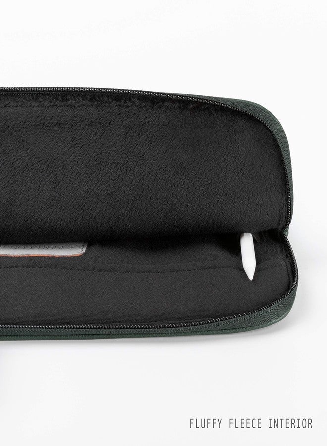 Comfyable Tablet Sleeve Compatible with iPad Air 11" M3 2025, iPad Pro 11 Inch M5 2024 & Smart/Magic Keyboard with Pencil Holder, PU Leather Bag Water-Resistant Slim Case, Green - Image 4