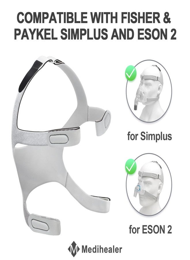 Medihealer Replacement Headgear for Fisher and Paykel Simplus & Eson 2 Full Face Mask - Adjustable CPAP Headgear med/lrg for Simplus, Snugly Fit & Reduce Air Leaks, Great Value Supplies by Medihealer. - Image 5