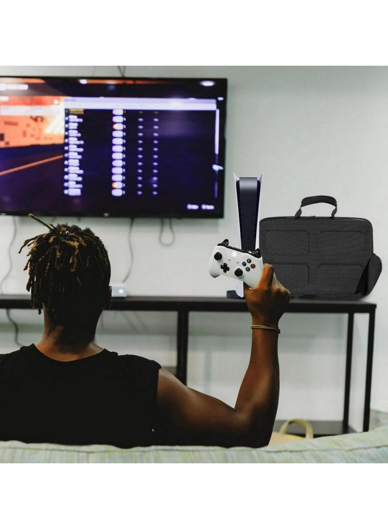 For PS5 Carrying Bag Hard Shell Travel Case Compatible with PS5 /PS4 Handheld Game Console Portable Storage Bag for Camping Outdoor Accessories Host Protective Shell - Image 5