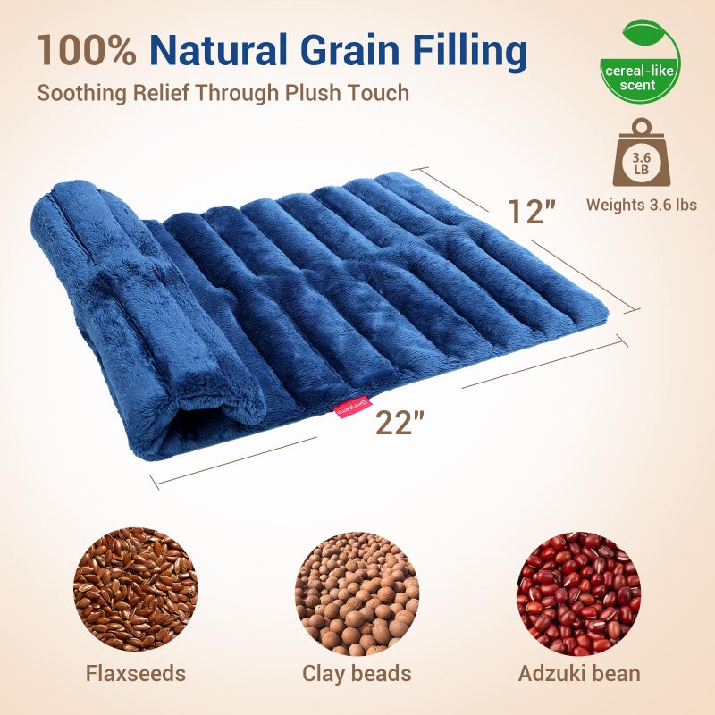 Comfytemp Large Microwave Heating Pad for Sciatica, Back Pain Relief, Period Cramps, 12x22 3.6LB Moist Microwavable Heating Pads, Warm Compress for Neck Shoulders, Comfort Items for Women Seniors - Image 5