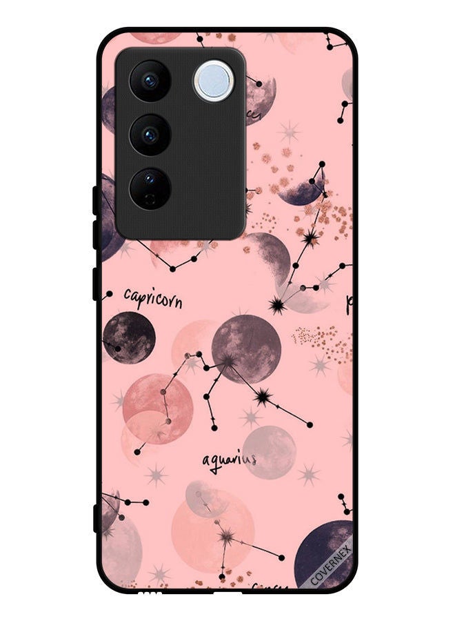 Covernex Protective Case Cover For Vivo V27 Pro Zodiac Signs Pastel Art - Image 1