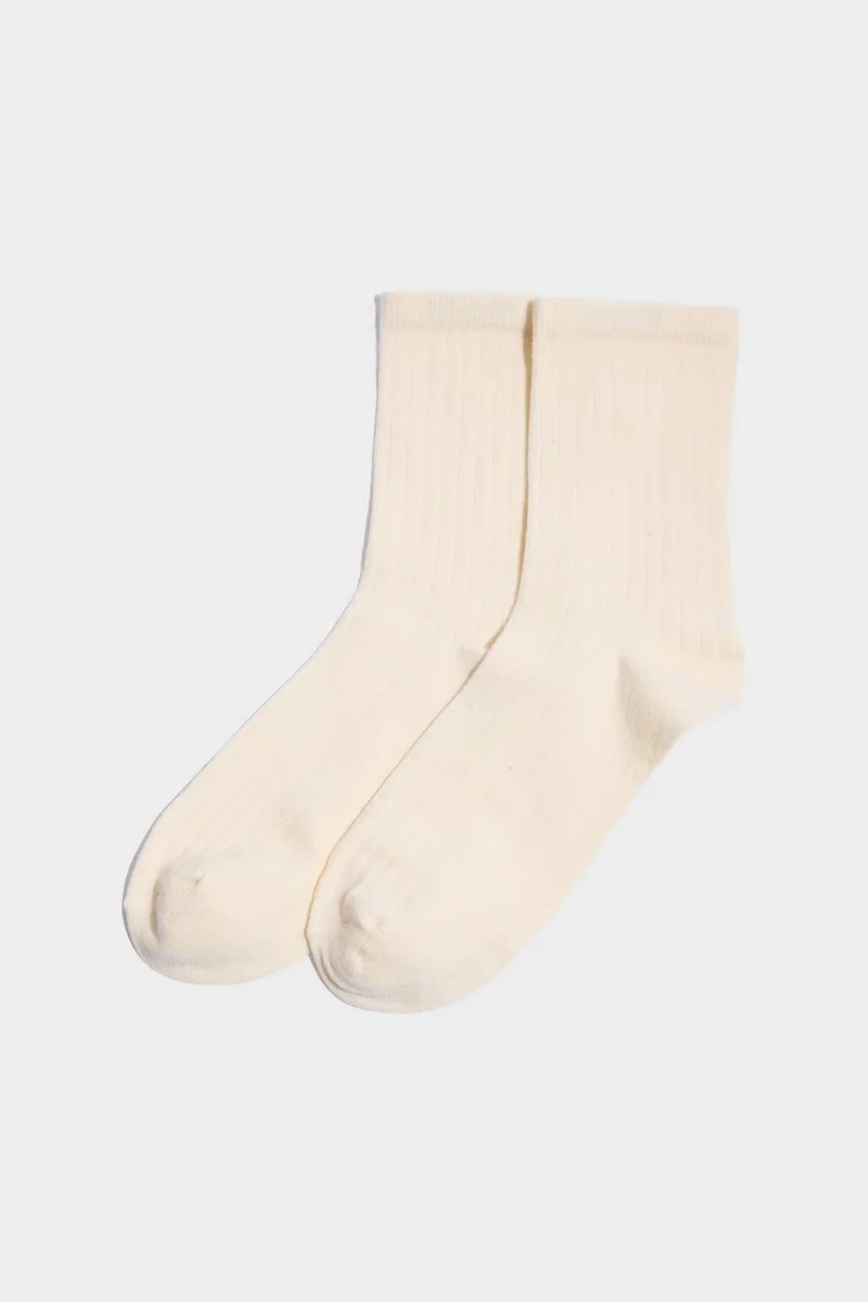 Defacto  Woman Leopard Patterned 5 Piece Cotton Long Socks for Women | Best Price UAE