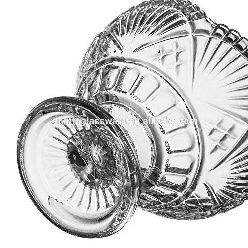 HOMIES INTERNATIONAL HOMIES INTERNATIONAL European Style Cute Glass Sundae DishPuddingDessert Bowl Set for Bar Table Party Home Restaurant 13 oz Clear Set of 4 Pieces  - Image 4