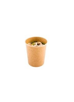 Restaurantware Restaurantware-Bio Tek 32 Ounce Soup Containers, 200 Durable Soup Bowls - Lids Sold Separately, Sustainable, Kraft Paper Soup Cups, Disposable, For Take Out And Delivery  - Image 3