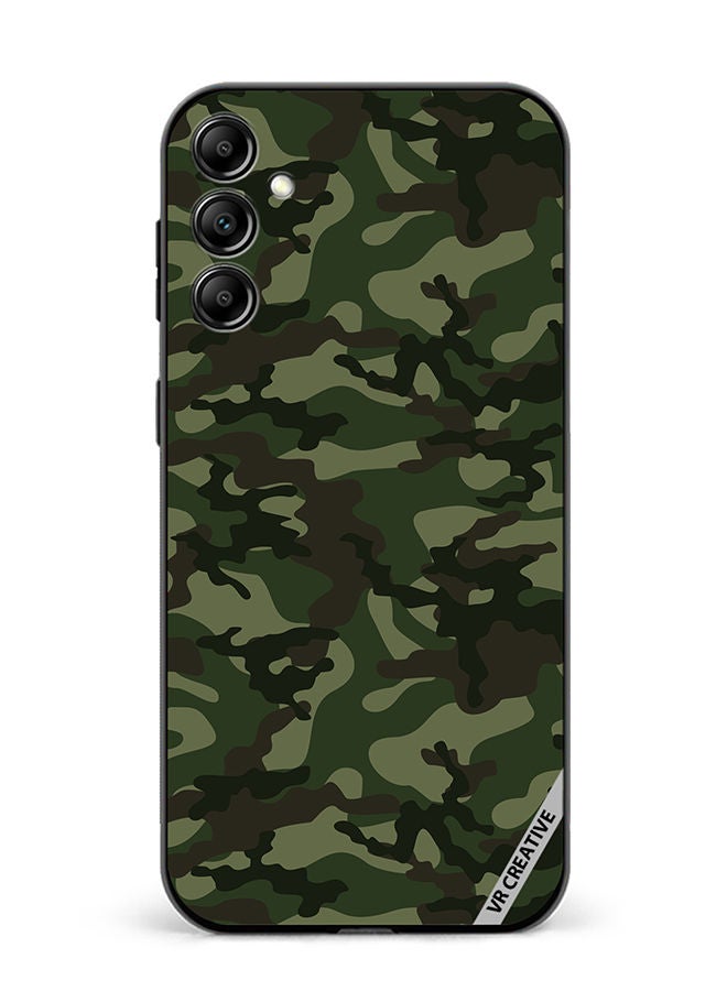 VR CREATIVE Protective Case Cover For Samsung Galaxy A14 5G/A14 Camouflage Green Design Multicolour - Image 1