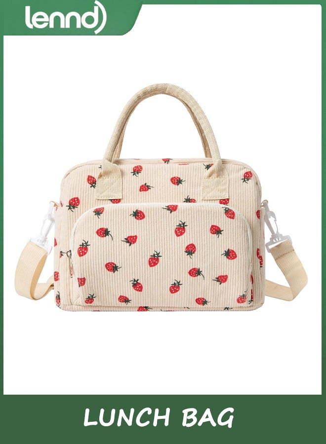 LENND Insulated Lunch Bag for Women Men Large Reusable Lunch Box Adult Leakproof Portable Cooler Tote Bags for Work Picnic  - Image 1