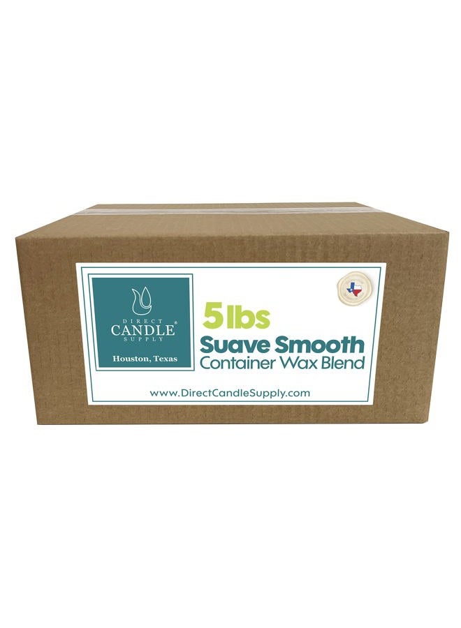 Direct Candle Supply Paraffin Soy Container Wax Blend - 5 lb - Soft Designed for High Fragrance Load Candles - Single Pour for Candle Making - Ships from Texas (5 lb) - Image 1