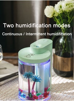 Portable Mini Humidifier with Microlandscape and Colorful Light, USB Personal Desktop Small Humidifier Perfect for Bedroom, Office, Car, 260ml, White - pzsku/ZF72E6036AAF71A20DF3DZ/45/_/1731601691/87eb5340-ea6b-4765-bce6-4104ab497b18