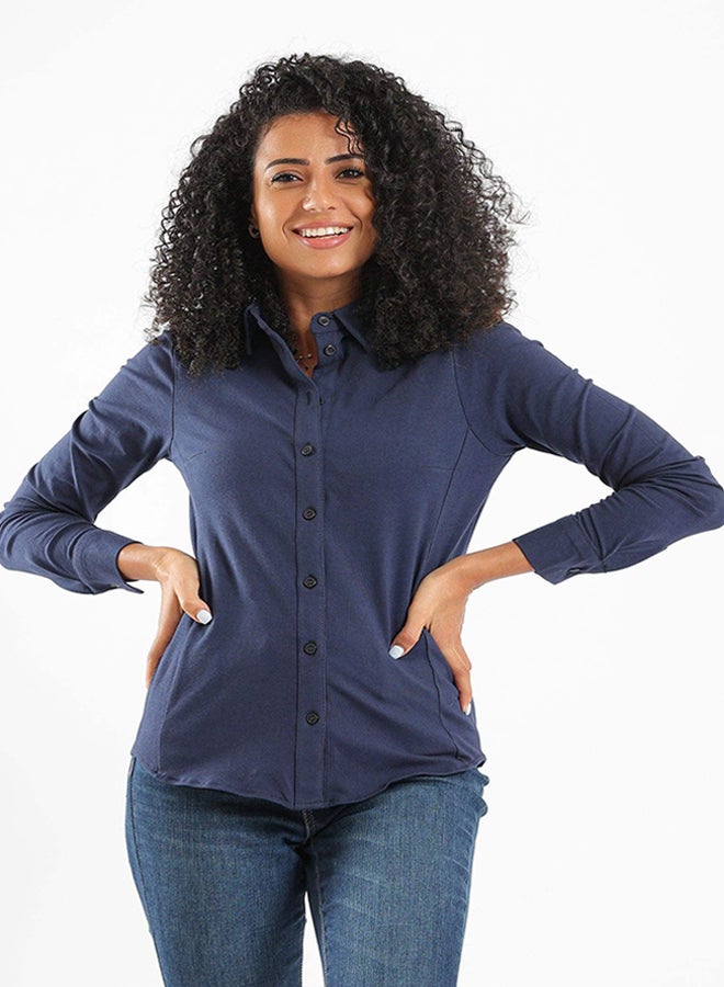 Carina Women Cotton Long Sleeves Shirt - Image 5
