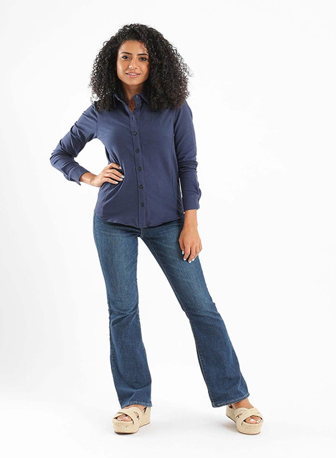 Carina Women Cotton Long Sleeves Shirt - Image 1