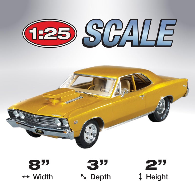 AMT 1967 Chevy Chevelle Pro Street 1:25 Scale Model Kit - Image 4