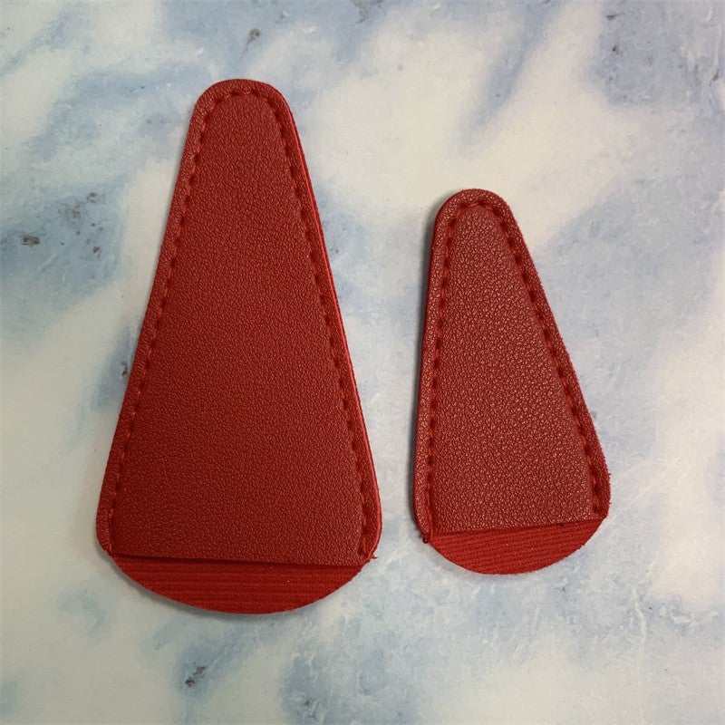 Fashion Beauty Cutters Large Small Size Protective Case Thickened Storage Case 12 Color Printable Logo Eyebrow Cutters Makeup Cutters Leather Case - Image 1