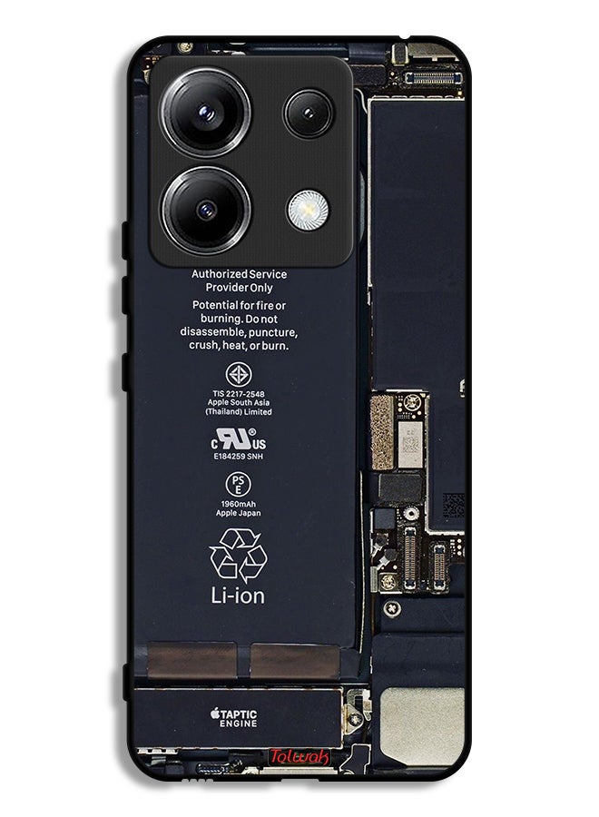 Tolwak Xiaomi Redmi Note 13 Pro 5G Protective Case Cover Phone Circuit Pattern - Image 1