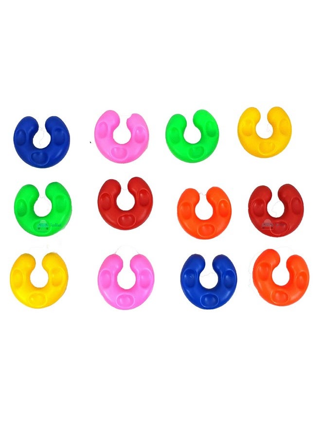 FunBlast FunBlast DIY Chain Link Building Blocks Toy Puzzle Block Games for Kids Learning Toy for Kids - (12 Blocks) Multicolor (72 pieces)  - Image 5