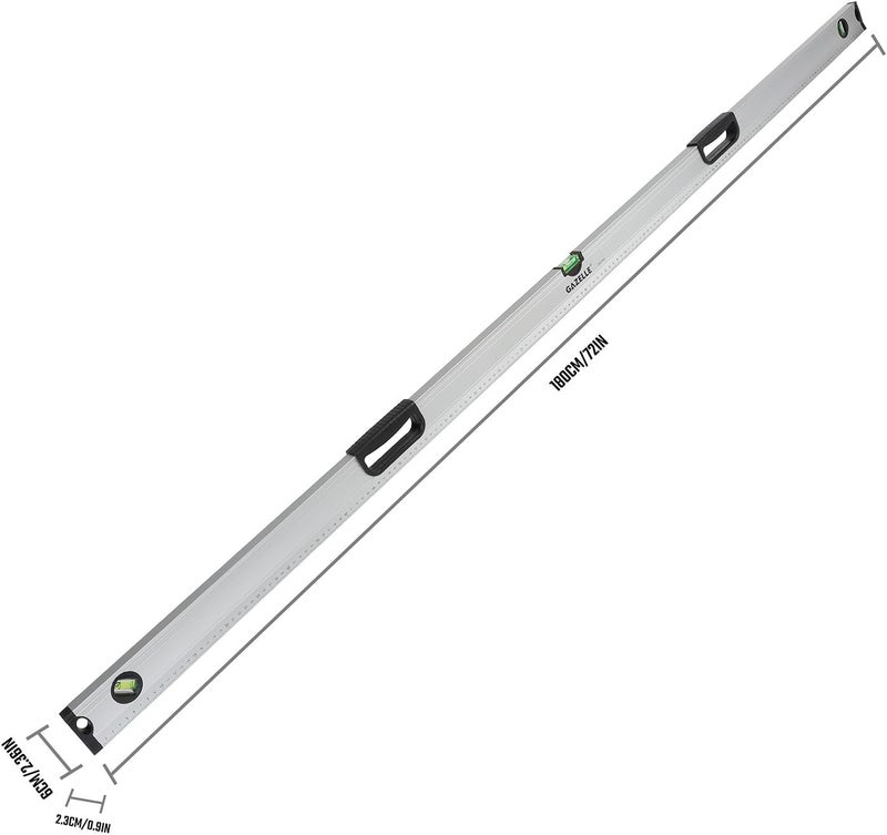 Gazelle Gazelle 72 Inch Aluminium Box Level - Image 5