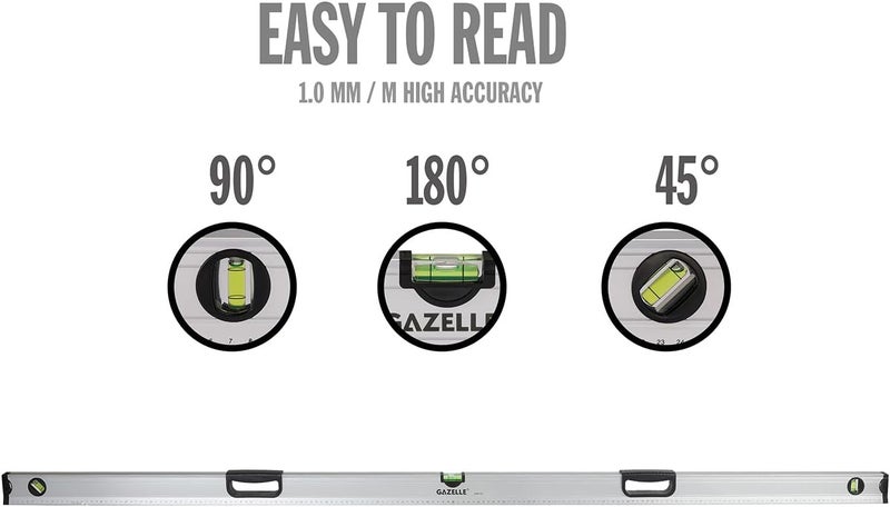 Gazelle Gazelle 72 Inch Aluminium Box Level - Image 4