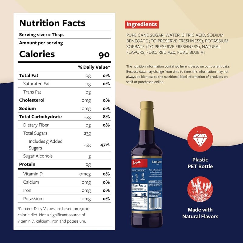 Torani Sugar Free Caramel Syrup with Pump - 25.4 Fl Oz - Image 3