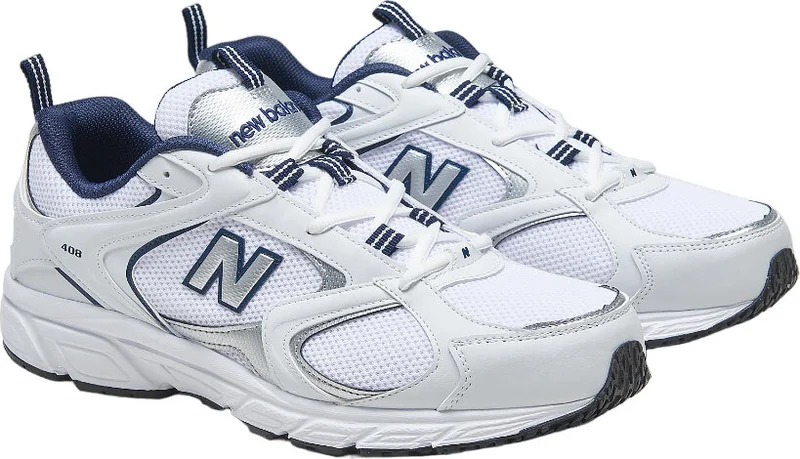 New Balance New Balance Unisex Sneaker Sports Shoes White Navy ML408WN V1