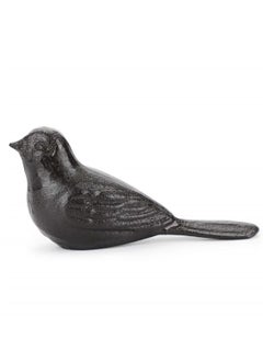 Y&D Door Stop Floor Decorative, Cast Iron Cute Bird StoppersWedge Heavy Duty Doorstop to Keep Open for Home Office Commercial Industrial, 1pc Dark Brown  - Image 1