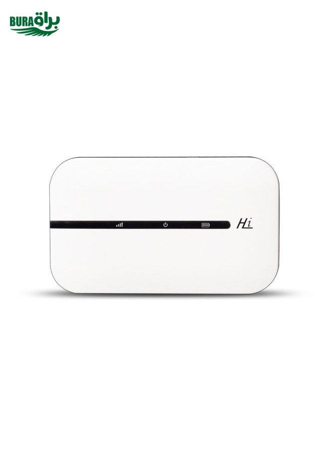 BURAQ - E5576S 4G LTE Router No Lock Card WiFi Support Malay MOD Mobile Router For Europe Asia Africa(White) - Image 1