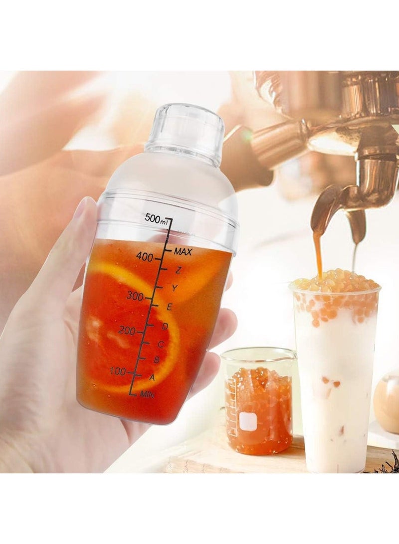 HOMESTAR Cocktail Shaker with Built In Strainer Drink Mixer Scale Thickened Hand Cup Professional Mixing Tool - Image 4