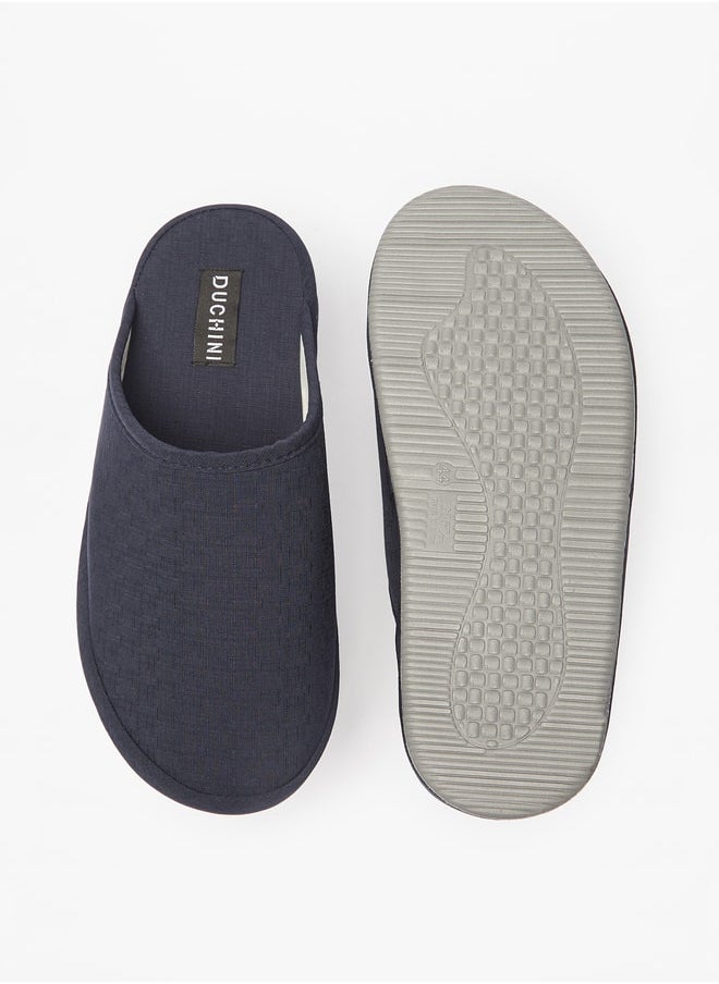 DUCHINI Men's Solid Slip-On Bedroom Slippers  - Image 5