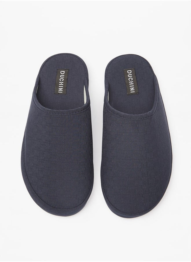 DUCHINI Men's Solid Slip-On Bedroom Slippers  - Image 3