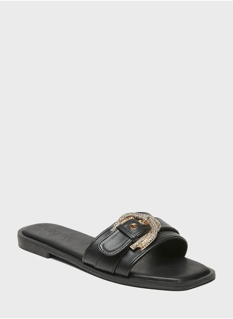 سيليست Multi Strap Flat Sandals