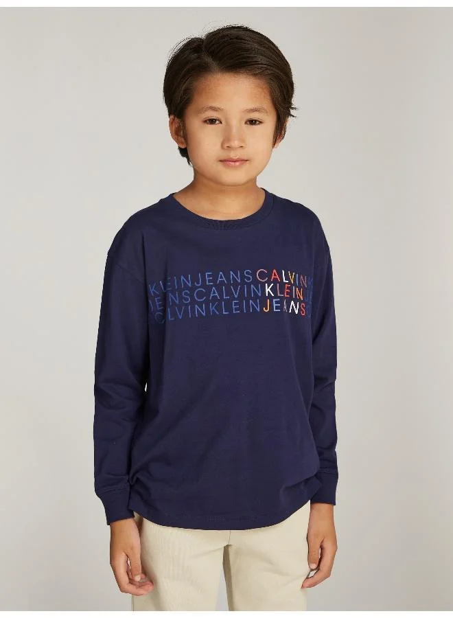 كالفن كلاين جينز CKJ LOGO LS T-SHIRT